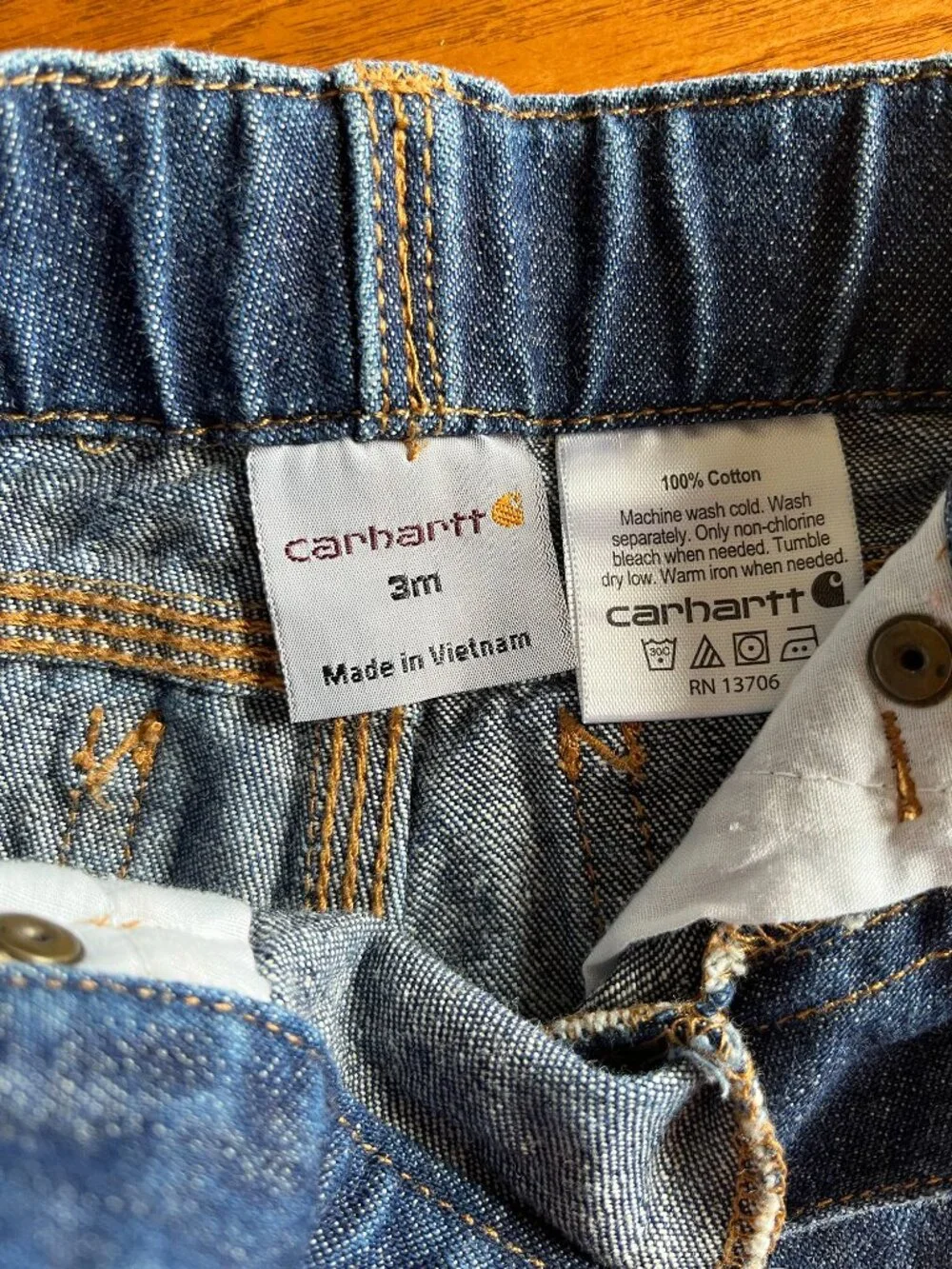 Carhartt baby denim jeans 3m